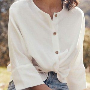 ISO Vetta Boxy Blouse Sand XS